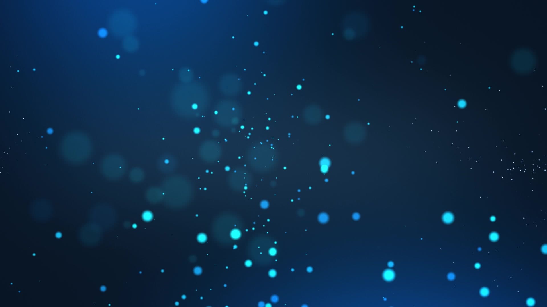 Blue lights on a dark background