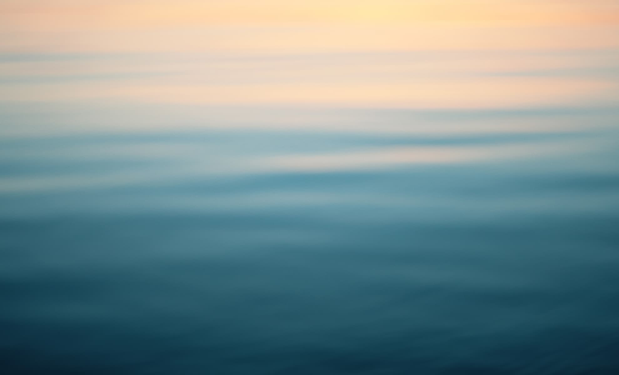 Soft horizon with blue and warm colors